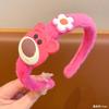 Tiara de Pelúcia Desenho Animado Kuromi para Crianças e Meninas Pequenas Adorável Adereço de Cabeça de Princesa Nova Tiara de Cabelo Sanrio para Mulheres