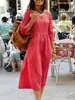 1323# eBay AliExpress Otoño/Invierno Nuevo talla grande Vestido holgado