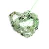 Cuentas de grava accesorios DIY 6 * 8 mm forma irregular Cristal productos semiacabados a través de grava de piedra natural con agujeros