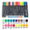 Canetas de Pintura em Tecido Coloridas Lion 610 para Roupas, Tênis, Tecidos, Canetas de Tecido à Prova d'Água que Não Desbotam