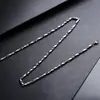 Collar de Acero de Titanio para Hombre, Anillo de Mobius, Collar que no se decolora para Mujer, Cadena de Clavícula Simple y de Alta Gama, Accesorios de Lujo de Nicho Accesibles