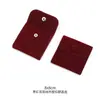 Bolsa de Joyería de Terciopelo con Broche, Bolsa de Joyería con Tapa abatible, Bolsa de Embalaje de Almacenamiento a Prueba de Polvo para Joyería, Bolsa Pequeña de Tela para Anillos, Collares, Pulseras