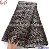 Tecido Brocado Jacquard Antigo Bordado Dupla Face com Fio de Ouro e Prata Renda Brocado Africana
