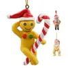 Colgante de Papá Noel Interesante de Nuevo Producto Transfronterizo Acrílico Plano 2D Atrapasoles Decoración Navideña
