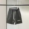 Shorts de Terry Respirável de Verão Fog Essentials Masculino, Estilo Americano, Shorts para Casal, Acima do Joelho, para Uso ao Ar Livre