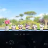 Enfeites de Carro de Coelho Mágico Fofo de Desenho Animado, Decorações para Mesa de Computador de Escritório, Decorações Internas para Carro de Veículo Elétrico