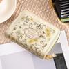 Bolsa para monedas pequeña estilo nuevo, estilo flor, compartimentos para tarjetas anti-RFID, multi-desmagnetización, tarjetero de nicho, Van Gogh, linda bolsa para tarjetas para mujer