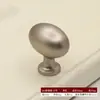 Maçaneta de Gaveta Oval de Ovo de Pombo com Furo Único Dourado Nórdico Preto Brilhante para Móveis de Armário Guarda-Roupa Maçaneta Redonda Pequena