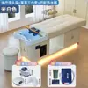 Cama de Shampoo para Terapia Capilar LED de Luxo Leve, Cama Integrada com Circulação de Água e Vaporização para Salão de Beleza, Cama de Fisioterapia Totalmente Reclinável para Lavar o Cabelo