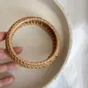 Pulseira Rattan Étnica Retrô Nova Estilo Boêmio de Férias Pulseira Simples Pulseira de Design Nicho High-end