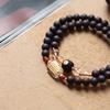 Pulseira de Cristal Fragrante Natural com Cinco Sutras, Estilo Levemente Luxuoso, Pulseira Unissex com Tema de Floresta, Atacado de Alta Qualidade