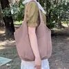 Bolso de hombro tejido retro ins coreano, nuevo bolso de playa casual para vacaciones, bolso tejido a crochet, bolso de mano tejido