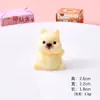 Accesorios de Resina de Familia de Perros Mini Simulada Muñeco de Cachorro Lindo Decoración de Escritorio DIY Casa de Muñecas Animales Pequeños