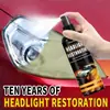 Kit de Ferramentas com Fluido de Reparo para Renovar Faróis Kineshinex para Lâmpadas de Carro com Arranhões, Rachaduras, Amarelamento e Carcaças Oxidadas