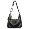 Yue Zi 2026 Outono Inicial Nova Bolsa Transversal de Ombro Grande Capacidade Estilo Retrô Bolsa Tote da Moda Simples Bolsa de Axila