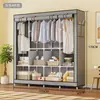 Armario simple transfronterizo zapatero no tejido combinación en caliente traje suit habitación de alquiler dormitorio almacenamiento ensamblaje armario venta al por mayor