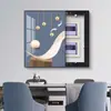 Pintura Decorativa Vertical de Lujo Ligero para Caja de Medidor Eléctrico, Pintura Decorativa Simple de Cubierta para Caja de Distribución, Caja de Corriente Débil y Caja de Interruptores Automáticos - Galería de Pinturas Qiao Jia