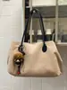 Bolsa de Mano Tipo Tote Frosted de Gran Capacidad para Mujer 2026 Nueva Moda Retro Bolso de Hombro Único Gamuza para Viajes Cotidianos Bolsa Grande