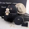 Mochila Infantil Versátil de Moda Nueva Moda Pom-Pom Estilo Coreano Estudiante Simple Primavera Mochila de Mujer de Moda