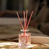 Difusor de Aroma Sem Chama Personalizado 50ml para Quarto de Hotel Doméstico, Aroma Duradouro Difusor de Aroma com Varetas de Rattan Coloridas