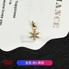 Espárrago de Aleación de Titanio F136 Copo de Nieve Bala Espárrago de Hilo Interno Espárrago para Cartílago de la Oreja Aro para Oreja Espárrago Anillo para Correr Joyería de Piercing de Titanio G23