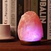Lâmpada de Sal do Himalaia de Cristal com Porta USB Cor Colorida Mutável LED Branco Quente Mineral Venda Quente na Amazon Luminária de Noite Atacado
