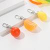 Llavero Fruta Naranja Limón Súper Divertido Tridimensional Bolsa de Pulpa de Naranja Colgante Simple Accesorio Versátil Decoración