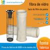 Saco de pó de fibra de vidro saco de filtro de feltro agulhado revestido coletor central de pó saco de filtro de remoção de poeira saco de pano