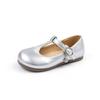 Novos Sapatos de Couro com Solado Macio Estilo Coreano para Meninas Pequenas Verão 2026, Sapatos de Princesa Modernos e Versáteis, Sapatos Individuais Estilo Escolar para Crianças
