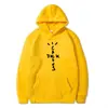 Sudadera con capucha y estampado de monograma Cactus Jack Swag para mujer y hombre, sudadera con capucha informal tipo pullover