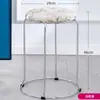 Bancos Redondos para el Hogar, Bancos Redondos de Acero Inoxidable Comerciales para Comedor, Bancos Redondos Altos Apilables, Bancos Cuadrados, Bancos de Hierro Reforzado, Juego de Bancos, Bancos Altos