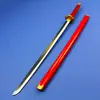 Espada de Plástico PU para Niños Prop de Cosplay Arma Regalo Merchandising de Anime Demon Slayer Hoja Nichirin Sin Abrir