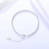 Joyería de plata esterlina s925 Damila para mujer, tobillera de estilo coreano para combinar con todo, decoraciones de estrella de cinco puntas pequeñas y frescas, venta al por mayor de fábrica