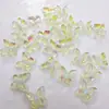 Decoraciones 3D de Mariposas para Uñas Estilo Xiaohongshu, Accesorios de Resina para Funda de Teléfono de Uñas Popular de Doble Capa Transparente Hielo