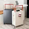 Maleta de Carrito Amplia para Mujer Nueva de 20 pulgadas Estuche de Cabina Pequeño Ligero de Viaje Estuche de Carrito con Contraseña para Hombre de 24 pulgadas