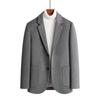 Traje Casual Coreano de Color Sólido de Dos Botones Ajustado para Jóvenes Hombres 2026 Ropa Formal para Padrinos de Boda Estilo Coreano Ajustado