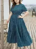 Fábrica de Origen, Vestidos Transfronterizos, Batas, Exportación de Comercio Exterior Ropa para Mujer Tallas Grandes, Pedido Mínimo de 1 Pieza
