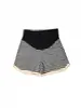 Shorts de maternidad para mujer, pantalones finos de rayas de tres cuartos de verano para futuras madres, pantalones de pierna ancha con soporte para la barriga, ropa de maternidad
