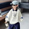 Sudadera para niño, nuevo estilo otoño 2026, polo de manga larga para niño, top con cuello para bebé, conjunto de otoño para niño primavera y otoño