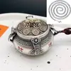 Cornucópia Prata Tailandesa Cabo Peça Retro Wen Brincar Animal de Estimação para Chá Pequenos Enfeites Meio Pingente Rotativo Chaveiro