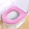 Venta al por mayor de fábrica funda de asiento para inodoro lavable asiento de inodoro multiestilo para el hogar Artículos de tocador diarios cojín de inodoro cálido