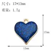 Série Azul Misturada Acessórios de Liga de Zinco Esmaltada DIY para Brincos, Chaveiros, Colares, Pingentes de Orelha e Charms DIY