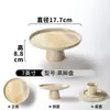 Plato Xiangyuan de Melamina Plato para Ingredientes de Hot Pot Chino Restaurante Redondo Pastelería Té de la Tarde Postre Plato Alto