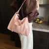 Bolso Tote de Moda Estilo Occidental 2025 Primavera Nuevo Casual Simple Trendy Commuter Texte Bolso de Hombro Cruzado para Mujer