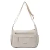 Bolso de Hombro Cruzado de Gran Capacidad a la Moda, Bolso para Mamá de Tela Oxford de Lujo Ligero, Disponible en Múltiples Colores
