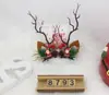 Pasador de Navidad Corea del Sur pasador infantil para niñas bebé clip de ciervo festivo tocado parte trasera de la cabeza accesorios para el pelo de Navidad