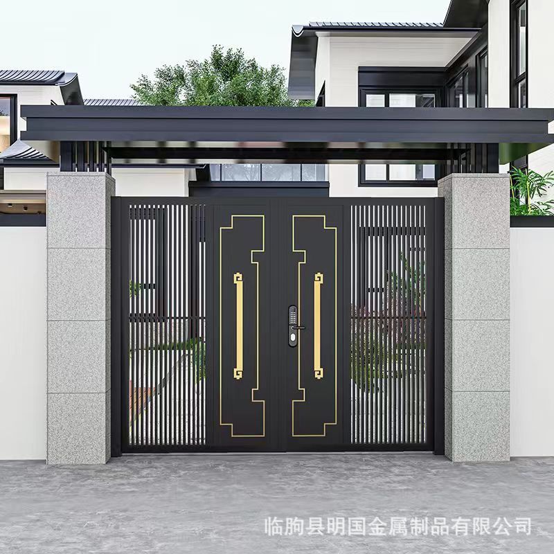 简约现代庭院门