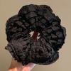 Scrunchie de Encaje Blanco Suave Flor para el Cabello Extra Grande Estilo Coreano para Mujer Goma para el Cabello de Alta Gama Accesorios para el Cabello Venta al por Mayor