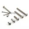 Tornillos Mecánicos de Acero Inoxidable 304 con Cabeza Plana Phillips, Tornillos de Cabeza Media Redonda Phillips Tipo Champiñón M4 Certificación Norma Nacional