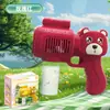 Máquina de burbujas de moda para niños, Gatling manual eléctrico automático, pistola de burbujas de puesto, juguete al por mayor